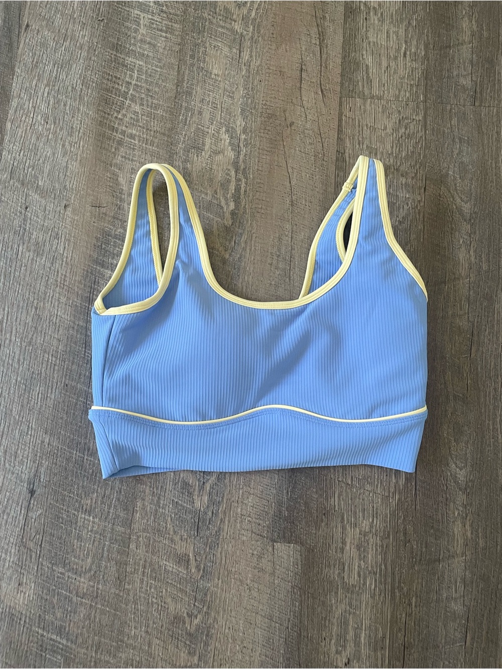 M - Power Piped Ribbed Legging & bra - Picture 8 of 11